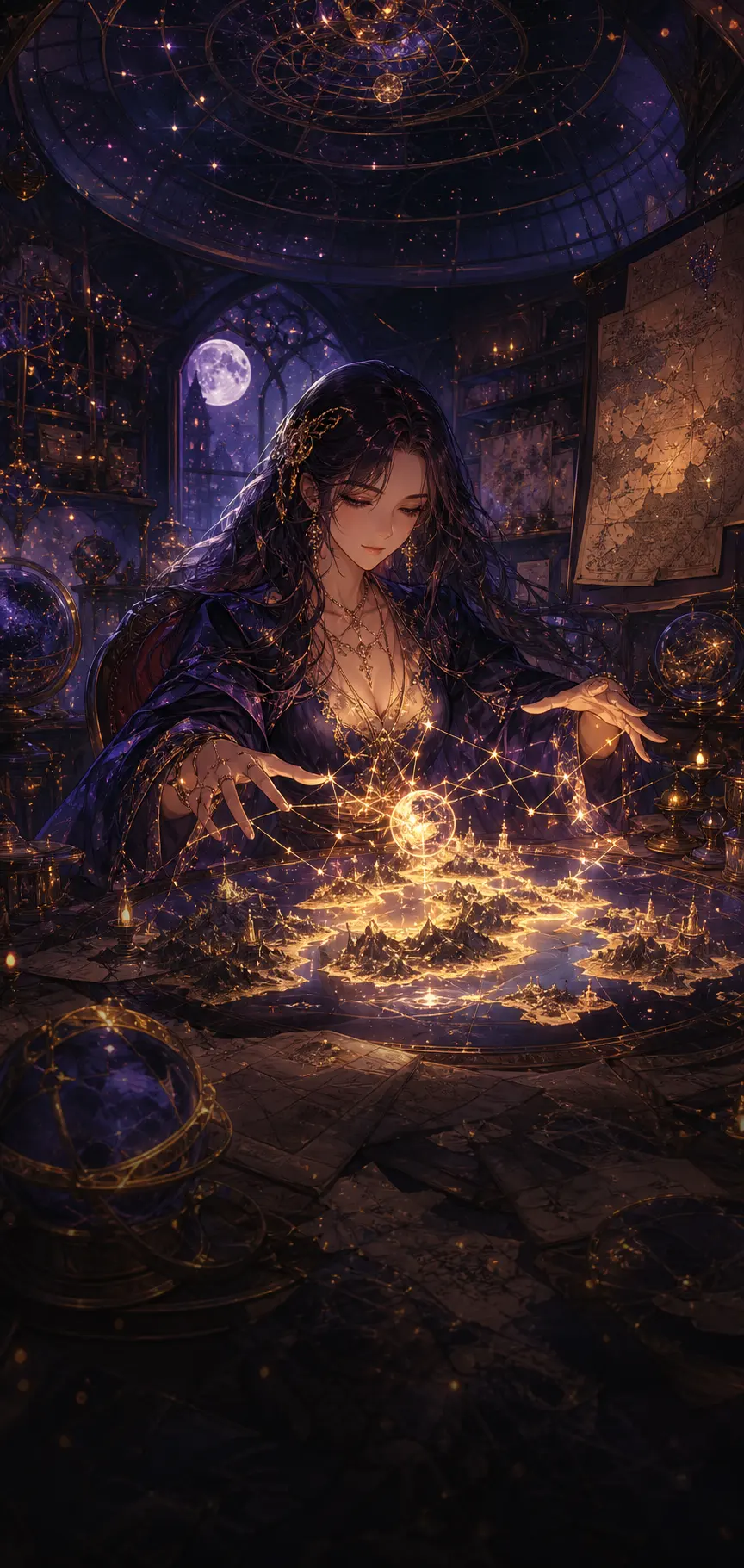 Everlore key art of the worlds vault — authored realms held in keeping