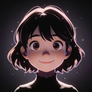 Whimsical — a character portrait in the whimsical voice
